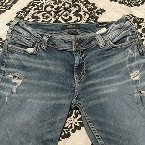 Womens Silver jeans